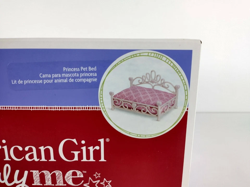 American Girl Princess Pet Bed Retired 2014 Pink White