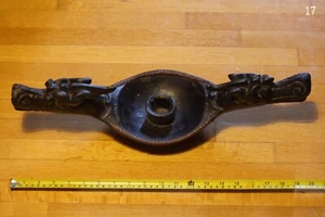 Cuenco Ceremonial de Dayek Borneo - Grande 20" x 6". - Imagen 1 de 10