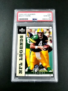 BRETT FAVRE - 2004 Upper Deck NFL Legends PSA 10 GEM MINT #32 - Picture 1 of 2