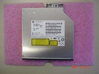 HP 652294-001 SLIMLINE 12.7mm 8x SATA DVDROM P/N 578599-6E1 MODEL DT80N - Image 1 of 4