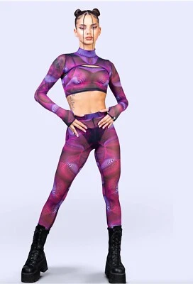 Badinka Malla Fluctuación 2 Piezas Encogimiento Top, Par con Leggings a Juego XXL  Foto 1 de 4