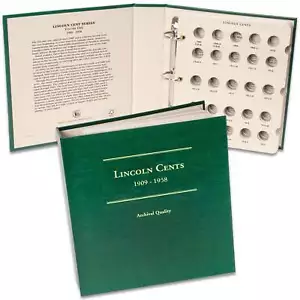 1909-1958 Lincoln Cent Coin Album Volume 1 Wheat Cents Littleton Coin - Picture 1 of 3