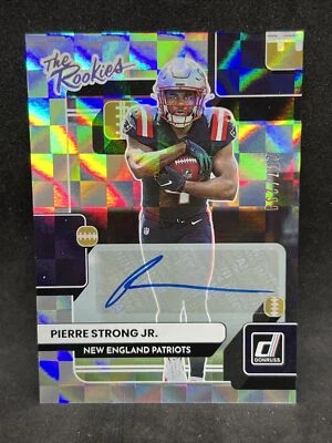 2022 Donruss Pierre Strong Jr. The Rookies Autograph Auto RC /299 Patriots - Image 1 of 2