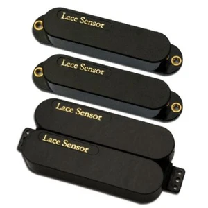 Lace Sensor Deluxe Plus Pack (Gold, gold, gold/gold Dually) HSS set - black - Picture 1 of 3