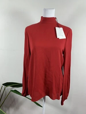 Theory Womens Red Long Sleeve Top , Size P $335 - Imagem 1 de 4