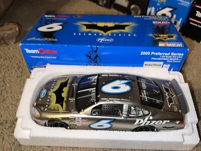 TC 2005 1:24 MARK MARTIN #6 NICKEL FINISH BATMAN BEGINS 1/402 - Image 1 of 4