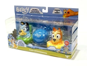 Bluey Bath Squirters Set of 3 Series 4 Bluey Bath Toy US seller  - Picture 1 of 4