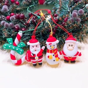 Christmas golf tees hanger Santa 2, lollipop, snowman 4 pieces, one set - Picture 1 of 3