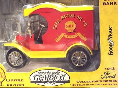 1912 年福特 SHELL GEARBOX 收藏家系列限量版硬币银行 1:24 比例 — 第 1/4 张图片