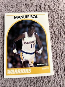 1989-90 NBA Hoops Card #75 Manute Bol Golden State Warriors - Picture 1 of 1