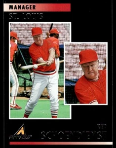 2023 Panini Chronicles Pinnacle Red Schoendienst St. Louis Cardinals #28 - Picture 1 of 2