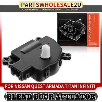 Atuador de porta de mistura de aquecedor para Nissan Quest Armada Titan Infiniti QX56 2004-2015 - Imagem 1 de 4