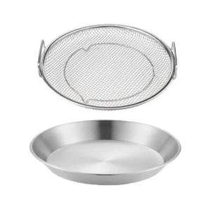 Stainless Steel Frying Basket Oil Screen Food Chip Pan Fryer Strainer Cook Tool - Picture 1 of 27