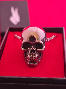 Skull Silver Pendant - Large - Picture 1 of 4