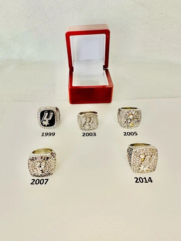 NBA San Antonio Spurs World Championship Ring W Box, US SHIP, PICK YOUR RING!! Cover
