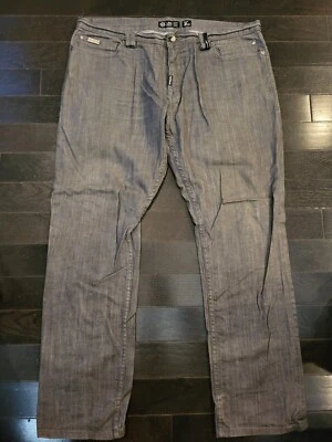 Pantalones de mezclilla Lifted Research Group para hombre talla 40 gris oscuro/carbón descoloridos 40x32 Foto 1 de 4