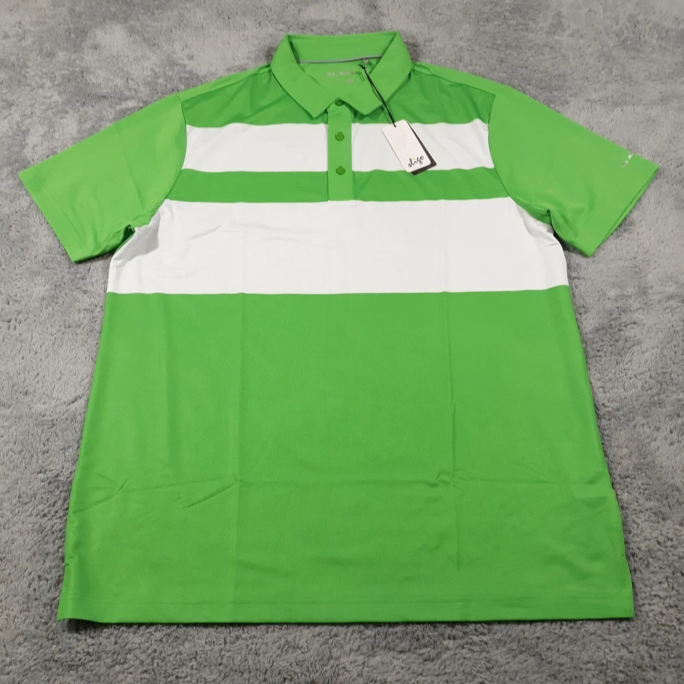Sligo Golf Performance Polo Shirt Mens Size XL Green Brock NEW - Image 1 of 4