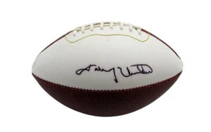 Johnny Unitas HOF Signed/Auto Mini Football Baltimore Colts PSA/DNA 193182 - Picture 1 of 3