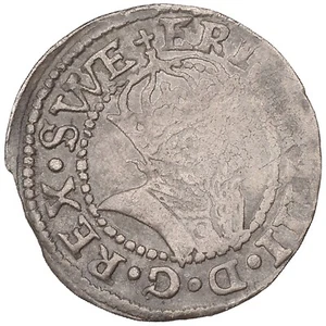 1562 1 Ferding Stadt Reval Schwedische Estland Münze Eric XIV Typ 1 (MO3659-) - Bild 1 von 2