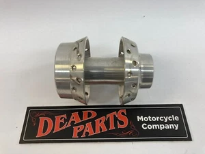 Cubo de rueda de radios con cojinete de radio de disco único delantero Harley Softail - Imagen 1 de 4
