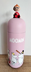 OFFICIAL MOOMINS PINK METAL DOUBLE WALLED WATER DRINKS SPORTS BOTTLE 500ML - Picture 1 of 5