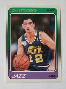 1988-89 Fleer Vintage John Stockton Rookie RC #115 Utah Jazz Basketball Card