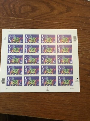 2002 US 3559 Lunar New Year, Year of the Horse 34c MNH - Full Sheet of 20  - Image 1 of 4