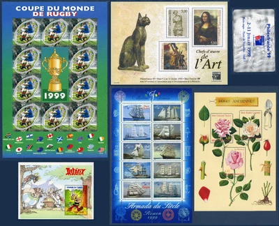 B074/ FRANCE / BLOCKS – YEAR 1999 – Y&T # BF22 / BF26 MINT MNH - Image 1 of 4