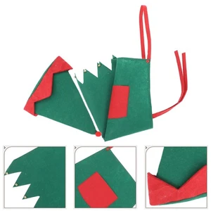 1 Set Xmas Kinderschürze Halbkörperschürze Weihnachtsschmuck Kleinkinder Kinderschürze - Bild 1 von 12