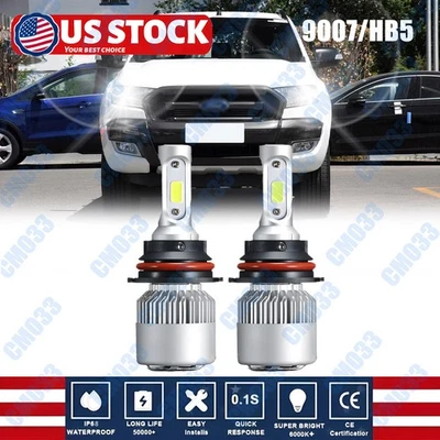9007 HB5 COB LED Headlight Bulb Kit for Ford Explorer 1996-2001 Ranger 1997-2005 - Image 1 of 4