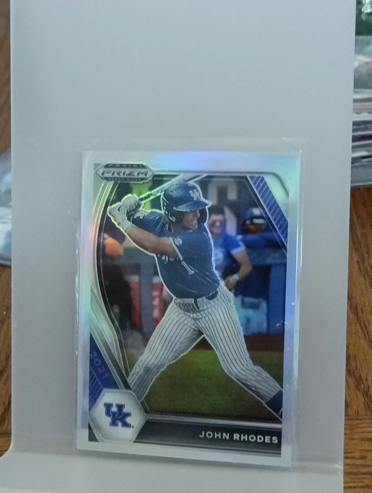 2021 Panini Prizm Draft Picks - John Rhodes #PDP76 Silver Prizm (RC) - Image 1 of 1