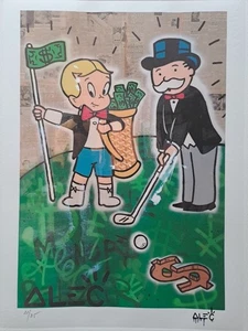 Firmato Alec Monopoly - Goyard Golf - Litografia da collezione - Foto 1 di 6