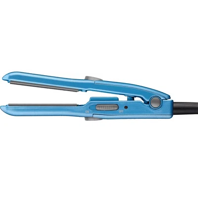 BaBylissPRO Nano Titanium Mini Flat Iron & Pouch - Blue - 0.5" - Image 1 of 4