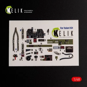 Republic Р-47D Thunderbolt interior 3D Decal (for Italeri / Academy) 1:48 K48016 - Picture 1 of 7