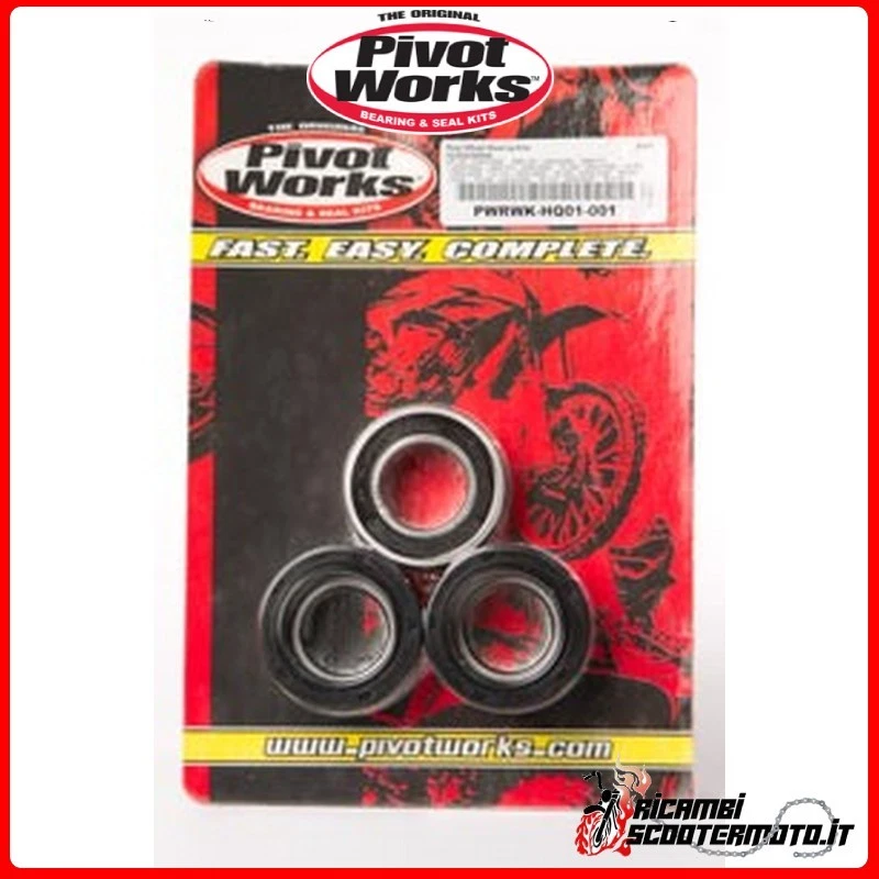 JUEGO DE COJINETES Y JUNTAS RUEDA DELANTERA PIVOT WORKS Husqvarna WR 125 2001 PWRKKHQ01001 Foto 1 de 1