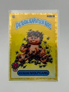 2025 Garbage Pail Kids 40th Anniversary JUCKEND WOLFGANG #GLOB-10 Gold 38/50 - Picture 1 of 3