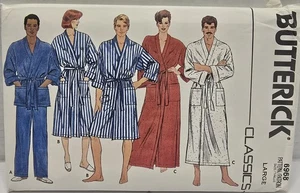 Vintage Butterick Classics Bath Robe Pattern 6968 Size Large Cut - Picture 1 of 3