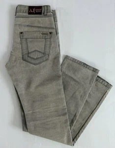 Armani Jeans AJ Men 32x33 Gray Straight Leg Designer Made In Italy Quiet luxury - Picture 1 of 13
