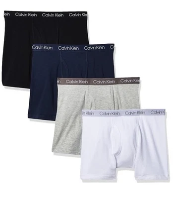 Calvin Klein Boys Boxer Brief Underwear - 4 Pack - Size XL (16/18) - Image 1 of 4