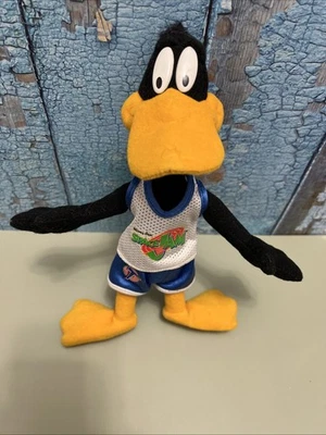 Peluche de 9" de colección de la película Looney Tunes Space Jam 1996 Pato Lucas Foto 1 de 4