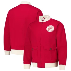 Men's Mitchell & Ness Red Detroit Red Wings Vintage Coaches Cotton Twill - Picture 1 of 6