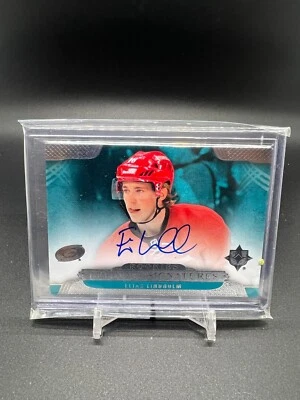 2013-14 Ultimate Collection Ultimate Rookie Signatures #USREL Elias Lindholm B - Image 1 of 2
