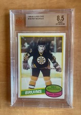 1980-81 OPC O-Pee-Chee Ray Bourque Rookie RC HOF BVG BGS 8.5 #140