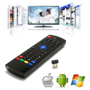 Air Fly Mouse Tastiera Remote 2.4G USB per Android LG Samsung TV/scatola Streaming - Foto 1 di 7