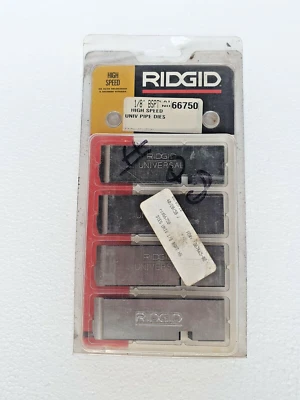 RIDGID 66750 Pipe Dies 1/8" BSPT, High Speed Chasers For Machine Die Head - Image 1 of 4