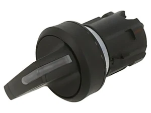 3SU1002-2BF10-0AA0 Schalter: Dreh- 22mm Stab.Pos: 2 schwarz rund Pos: 2 SIEMENS - Picture 1 of 1