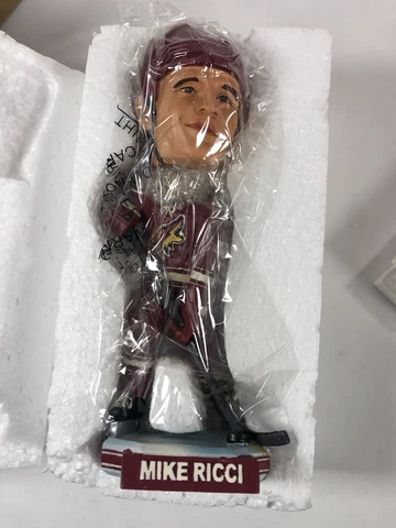 Mike Ricci Phoenix Coyotes Bobblehead NHL NIB Cover