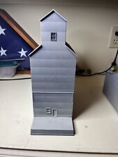 HO Scale Track Side Grain Elevator And Storage Building. Built,  Painted