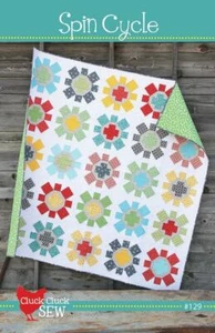 Quilt Pattern SPIN CYCLE Moda CLUCK CLUCK SEW Fat Quarter Friendly - Picture 1 of 6