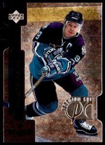 1997-98 Upper Deck Black Diamond Premium Cut Paul Kariya Anaheim Mighty Ducks